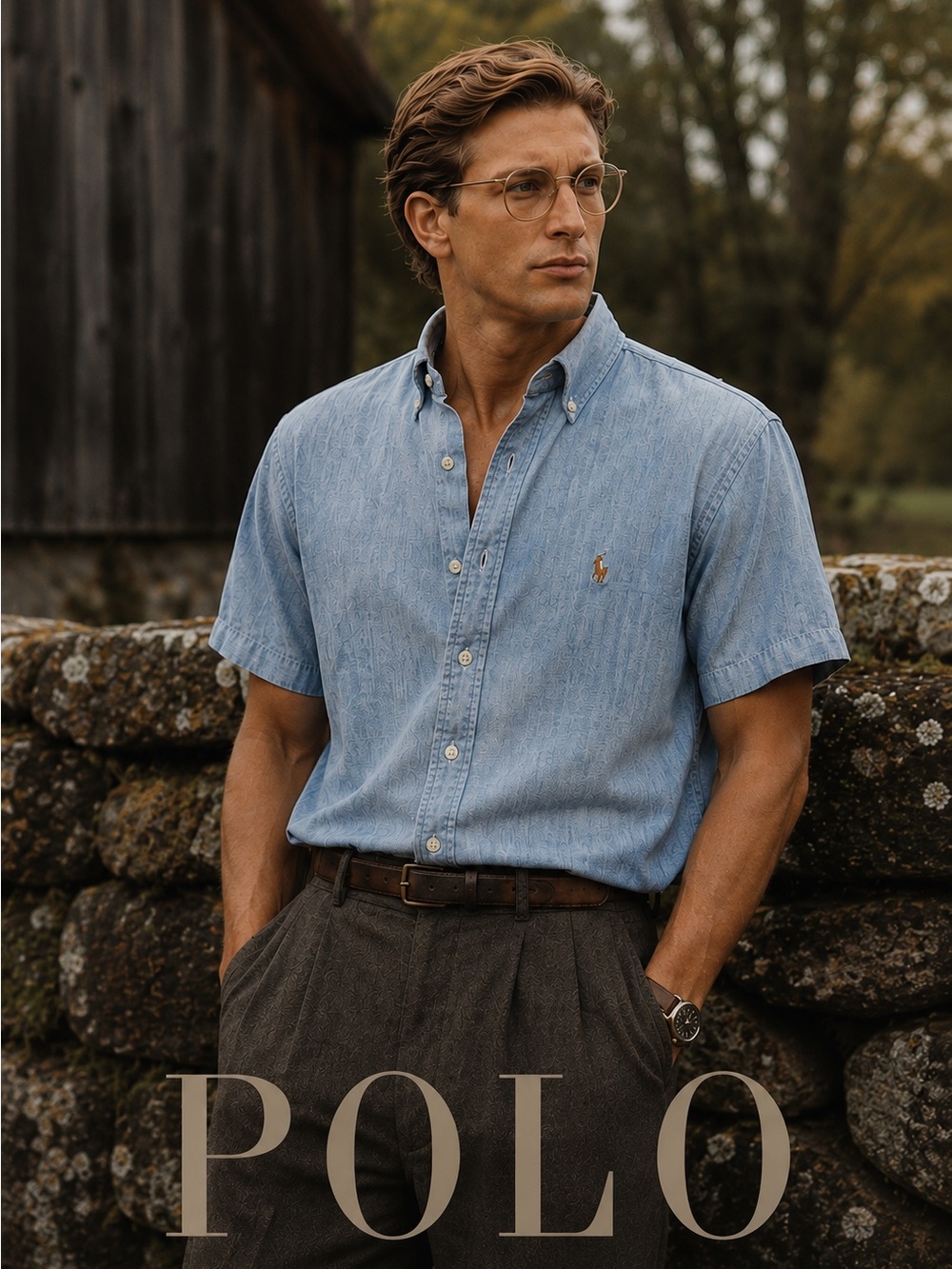 Polo by Ralph Lauren Light Blue Denim Button-Down Shirt